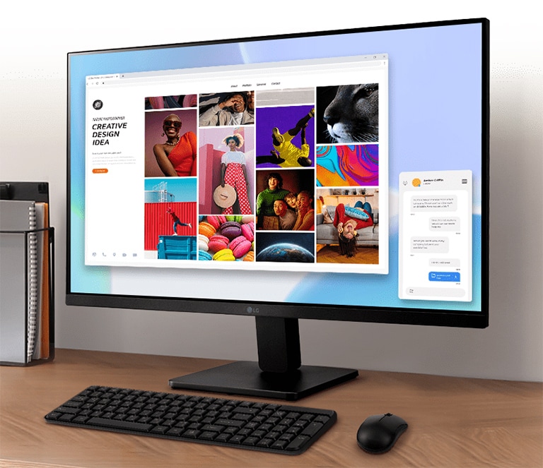 27-palcový displej IPS s Full HD.