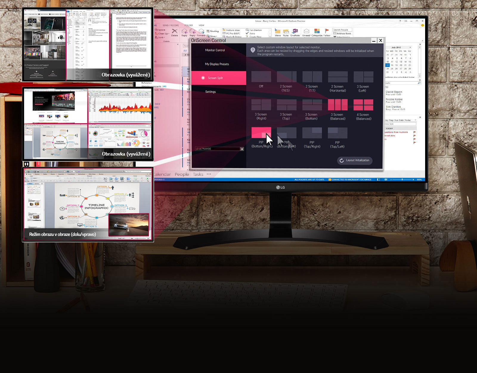 Prispôsobte si pracovný priestor pre multitasking1