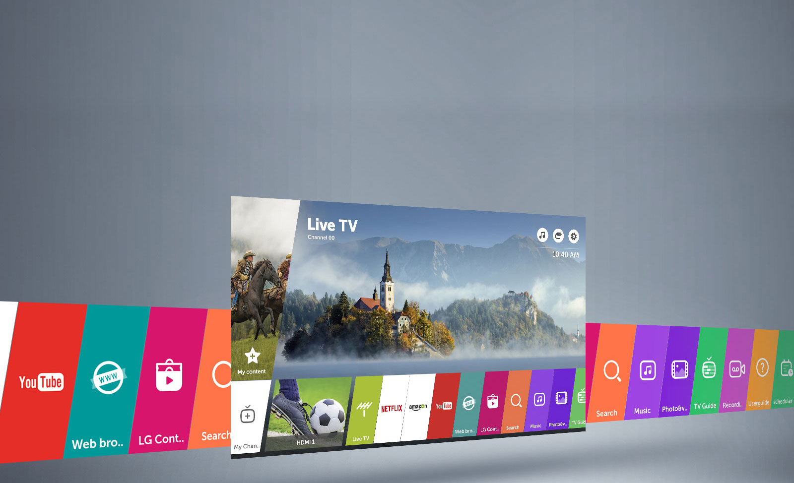 webOS 3.5 pre Smart TV<br>1