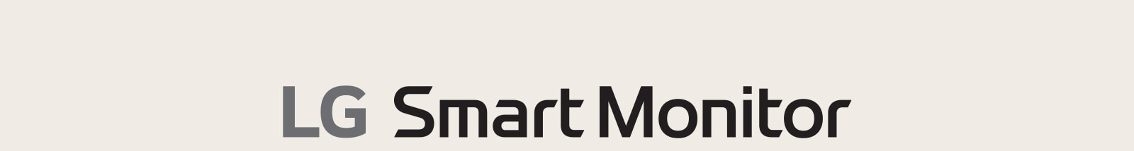 Logo LG Smart Monitor.	