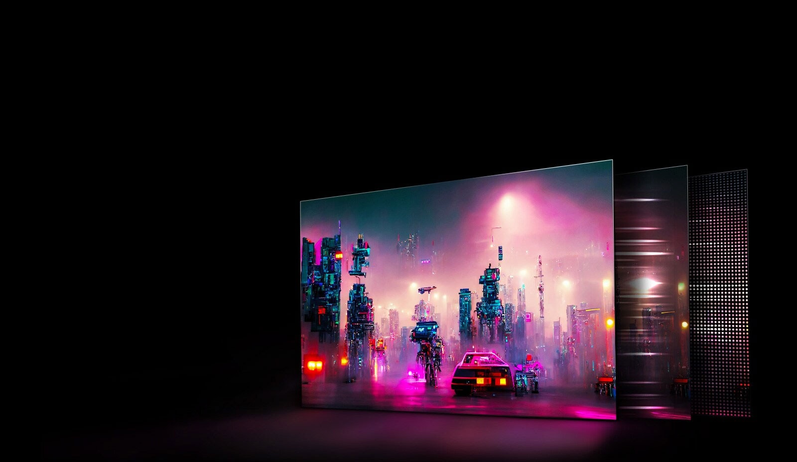 27-palcový OLED monitor s rozlíšením QHD.	