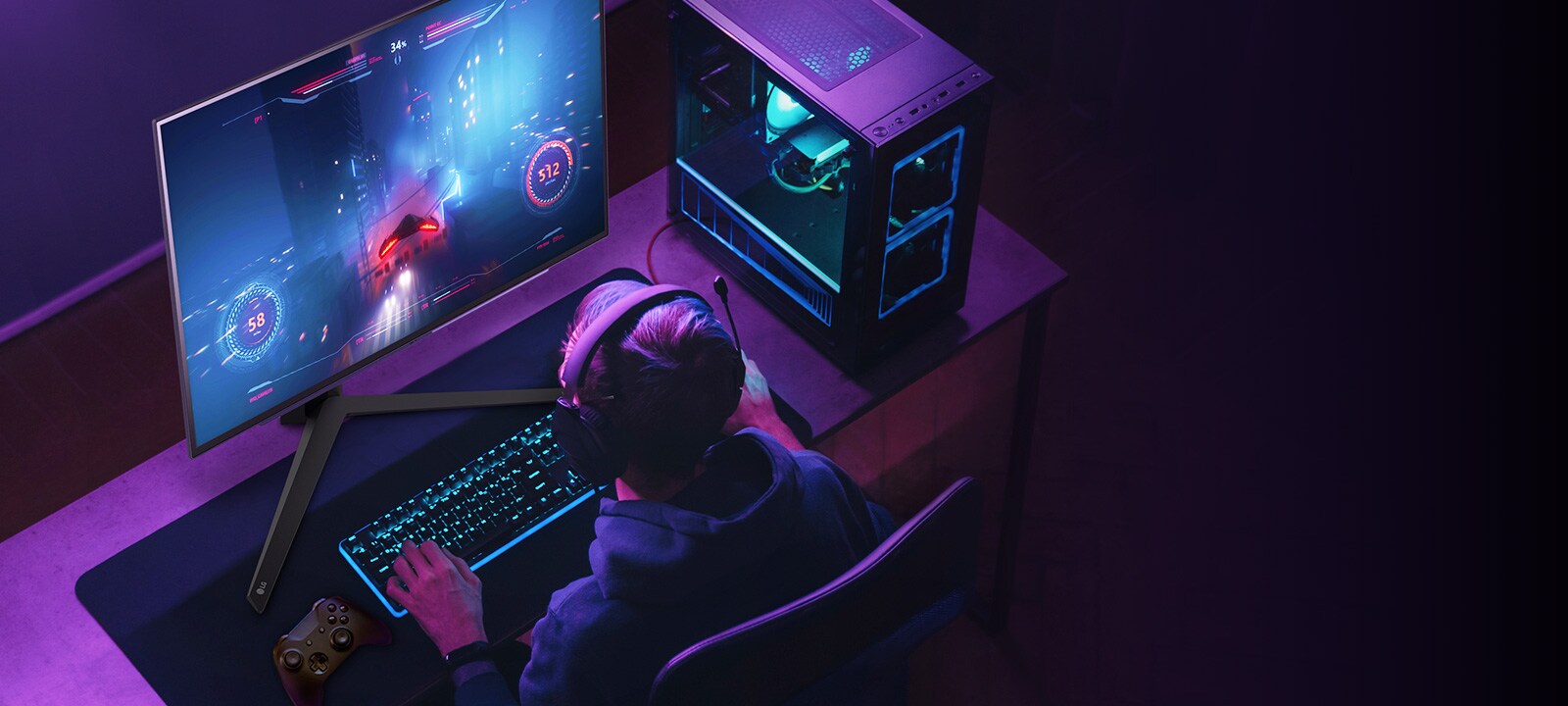 Displej OLED s rozlíšením QHD a frekvenciou 240 Hz cez konektor HDMI 2.1.	