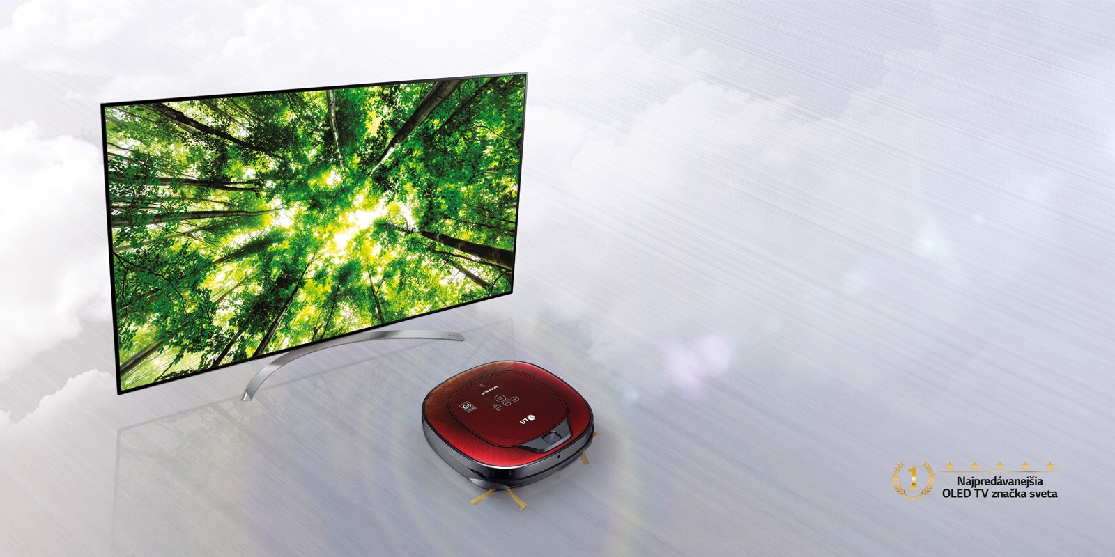 LG OLED TV, LG televize, hombot