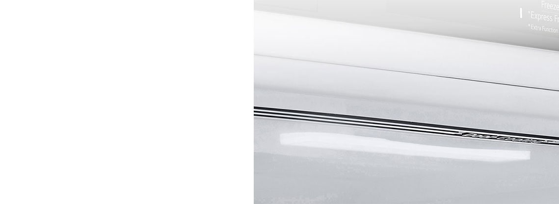 Detailný záber na soft LED osvetlenie, ktoré efektívne rozdeľuje svetlo po celej chladničke.