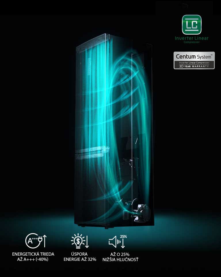 10-ročná záruka na lineárny kompresor