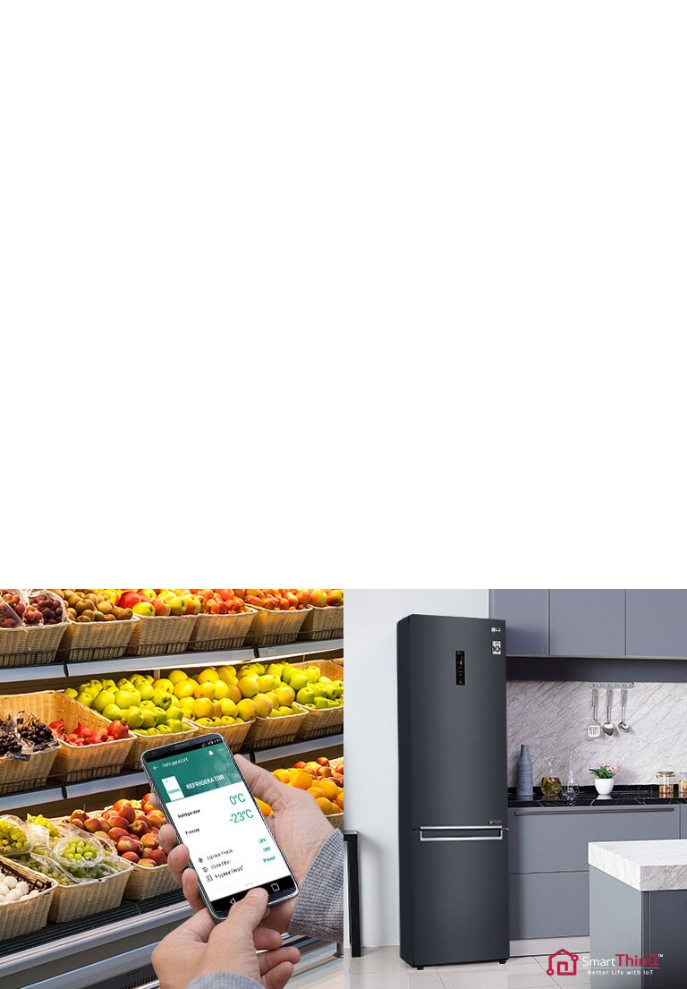 Ovládajte chladničku na diaľku