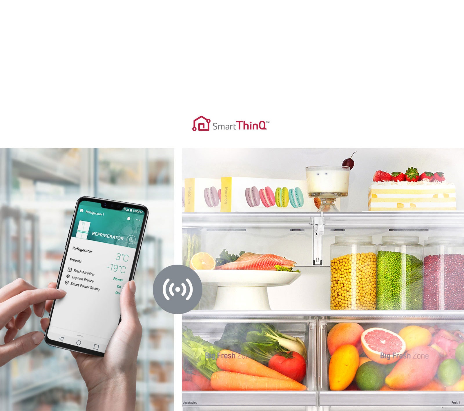 Ovládajte svoju<br>chladničku odkiaľkoľvek1