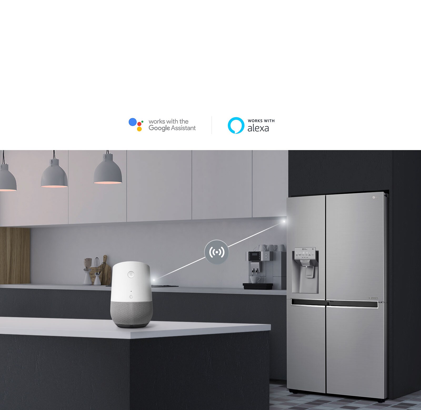 Ovládajte svoju<br>chladničku odkiaľkoľvek1