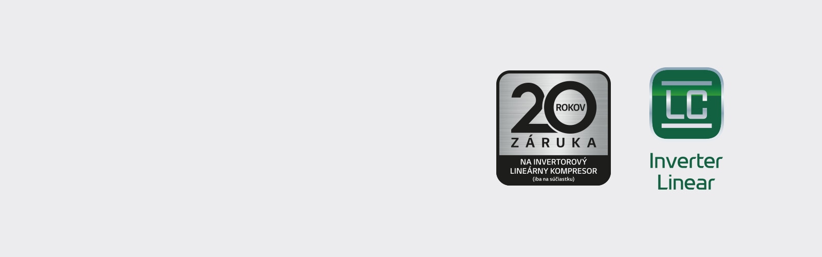 20-ročná záruka na lineárny kompresor