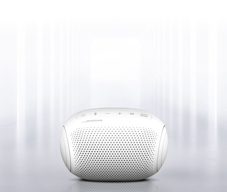 Svetelné efekty po stranách zariadenia XBOOM Go aj vpredu a vzadu.