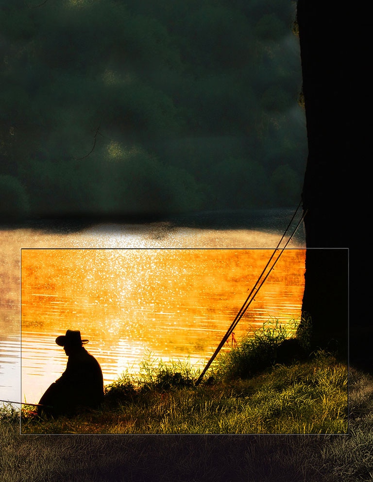 Dokonalá čierna. Ohromujúci kontrast.<br>2