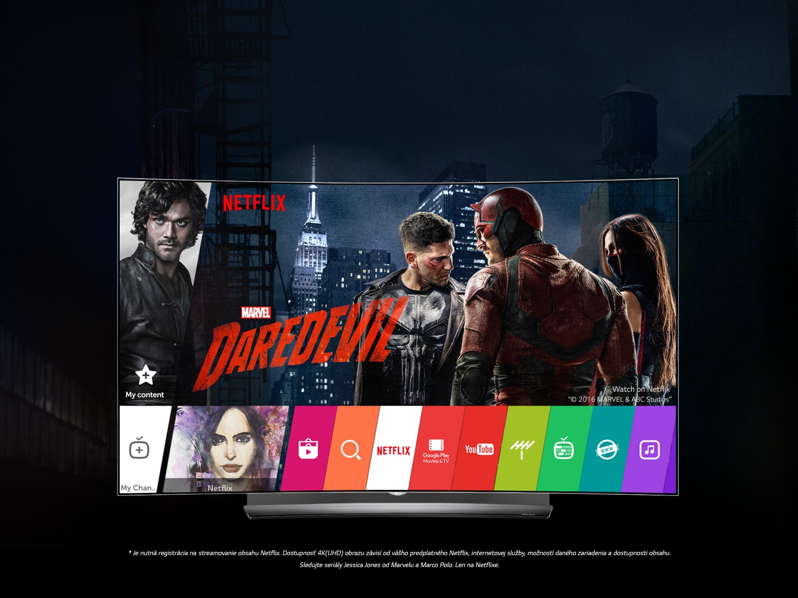 LG SIGNATURE OLED TV a služba Netflix vytvárajú dokonalé spojenie