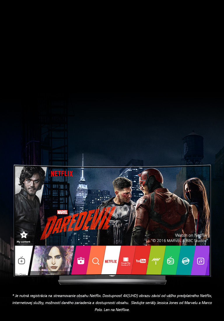 LG SIGNATURE OLED TV a služba Netflix vytvárajú dokonalé spojenie