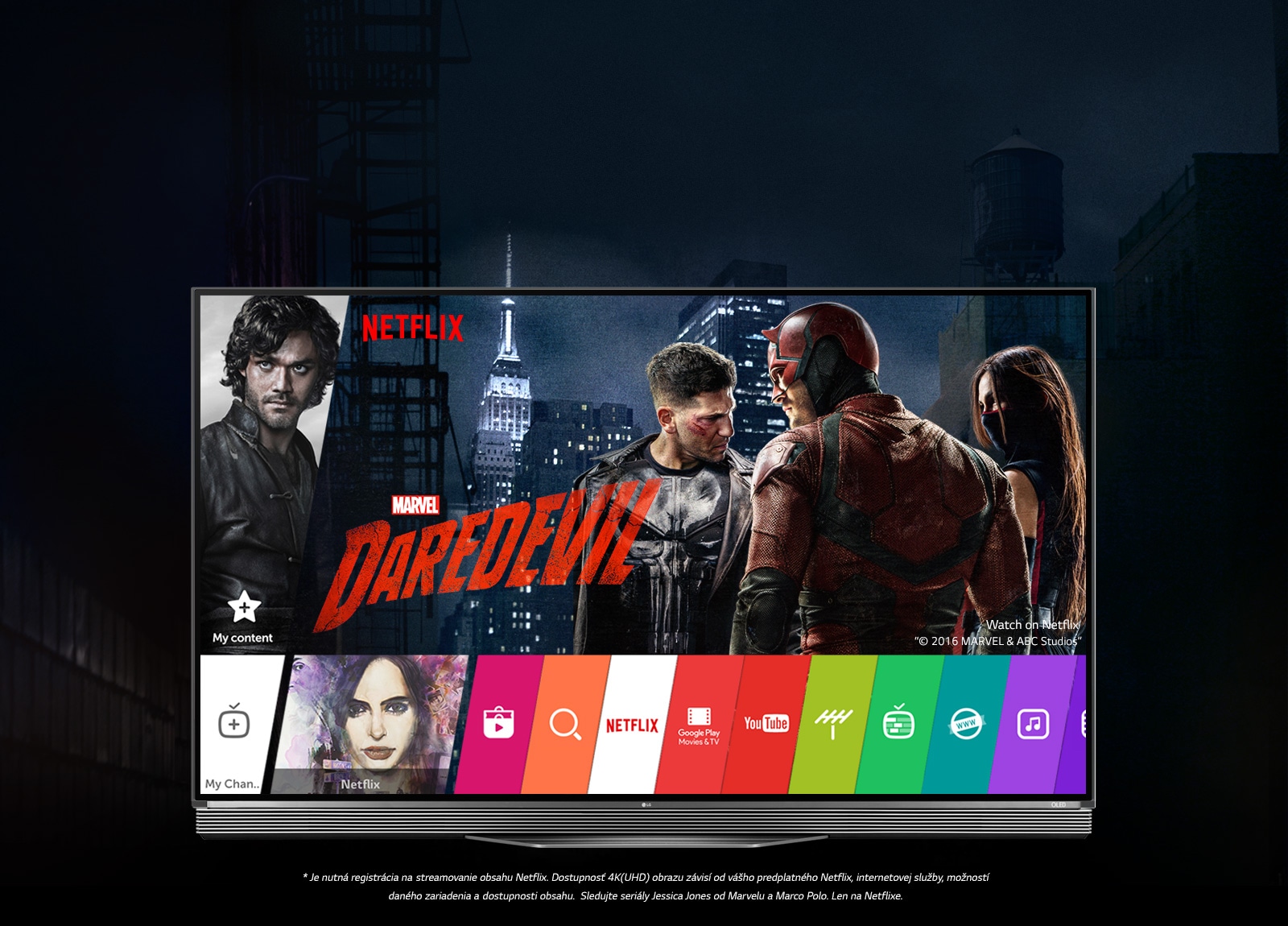 LG SIGNATURE OLED TV a služba Netflix vytvárajú dokonalé spojenie