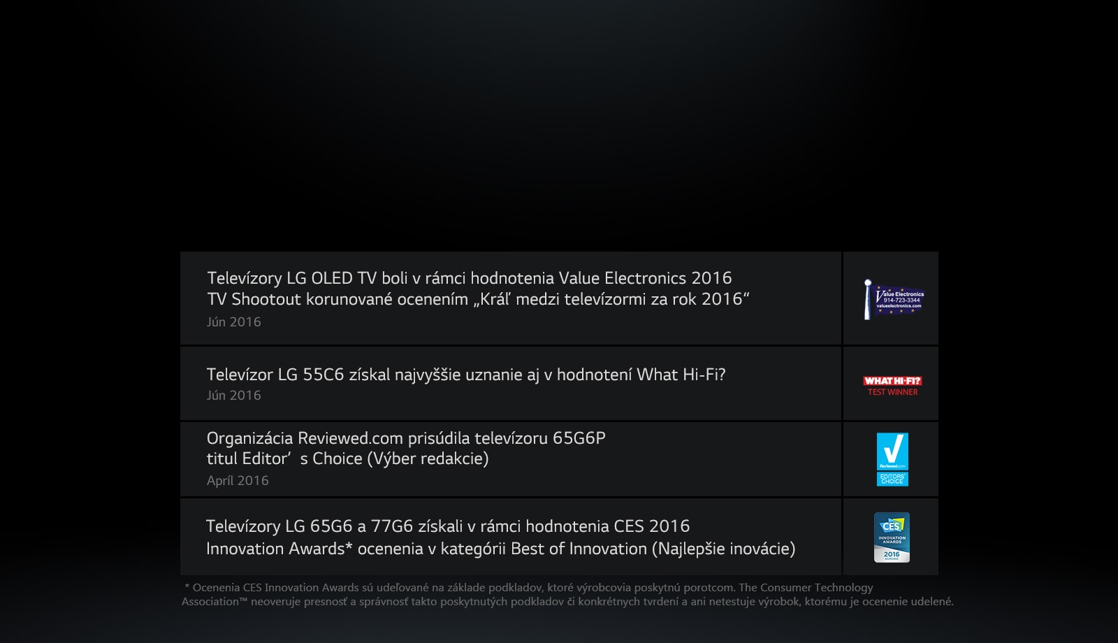 Čo si o televízoroch LG OLED TV myslia odborníci?1