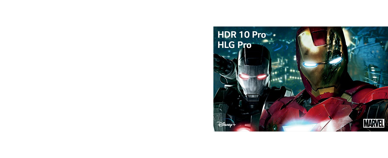 Iron Man zo štúdia Marvel, titulné miniatúry s logami HLD Pro a HDR 10 Pro