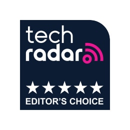 Logo TechRadar Editor's choice.
