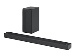 Priečny pohľad na súpravu LG Sound Bar LG S65Q.