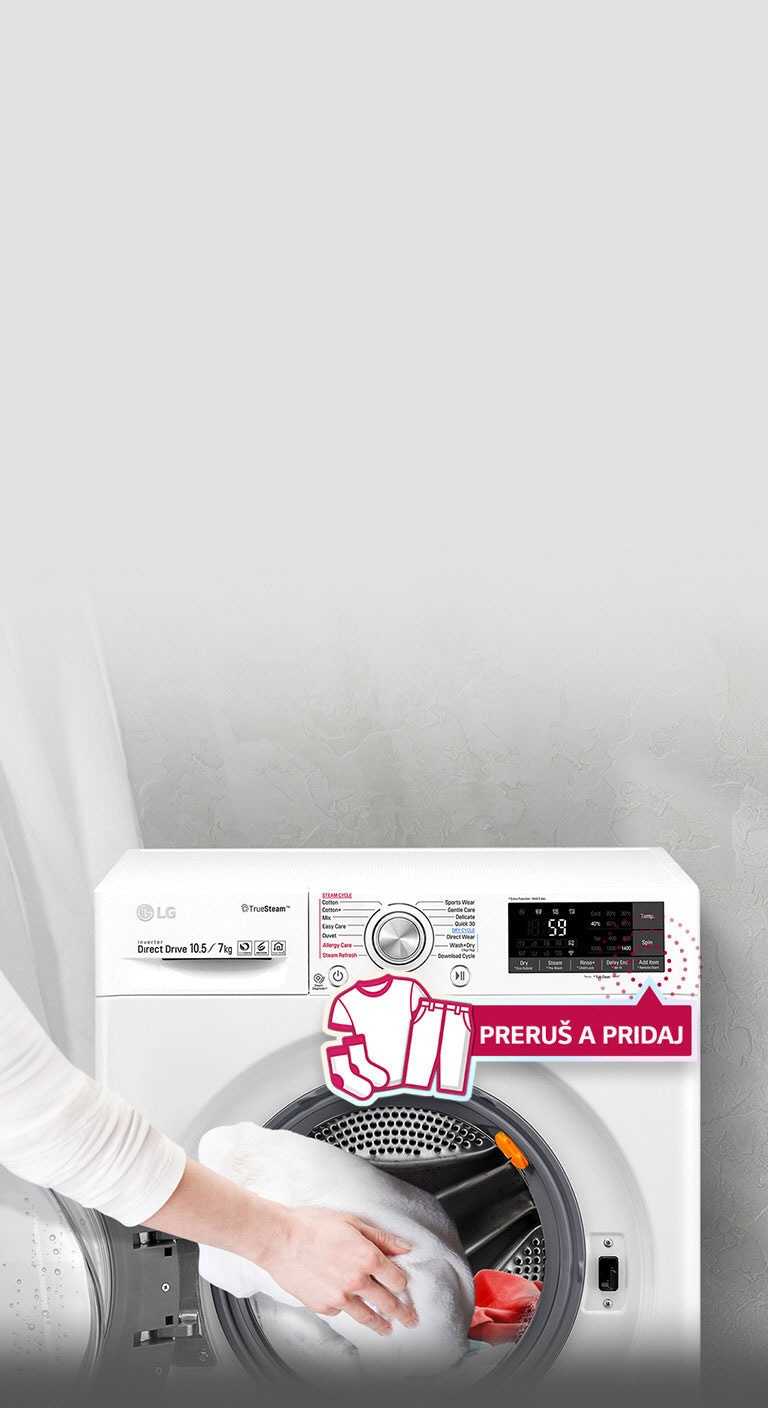 Pridajte zabudnuté oblečenie aj uprostred prania2