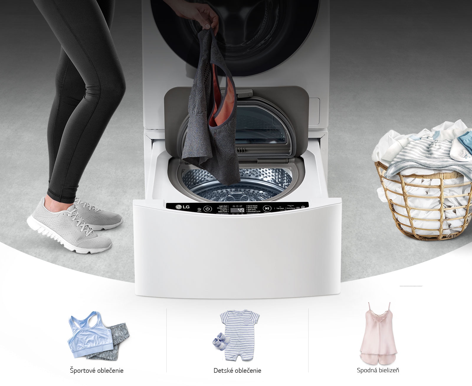 Riešenie pre jemnú bielizeň a denné pranie1