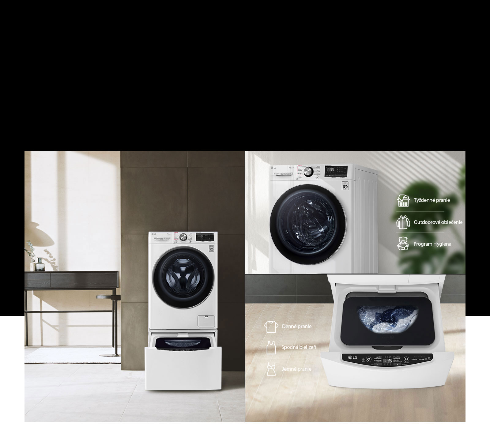 Kompatibilné s technológiou TWINWash™ Mini1