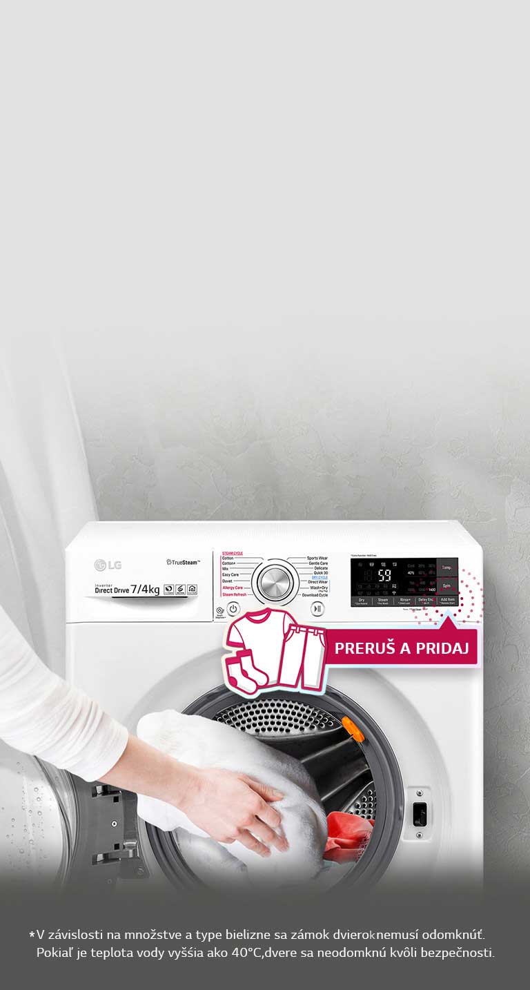 Pridajte zabudnuté oblečenie aj uprostred prania2