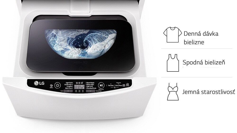 Malá dávka bielizne s WaveWash™ <br>2