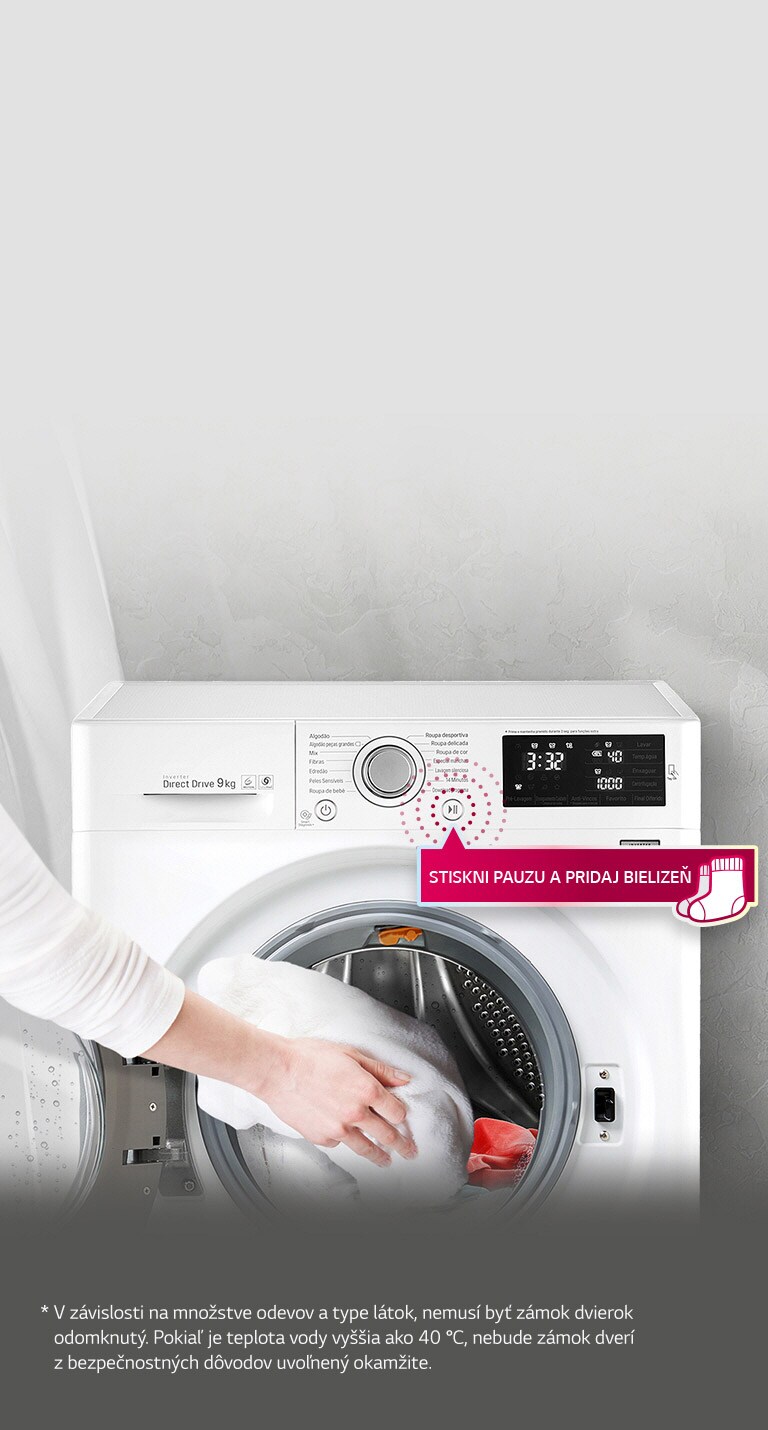 Pridajte oblečenie uprostred prania2