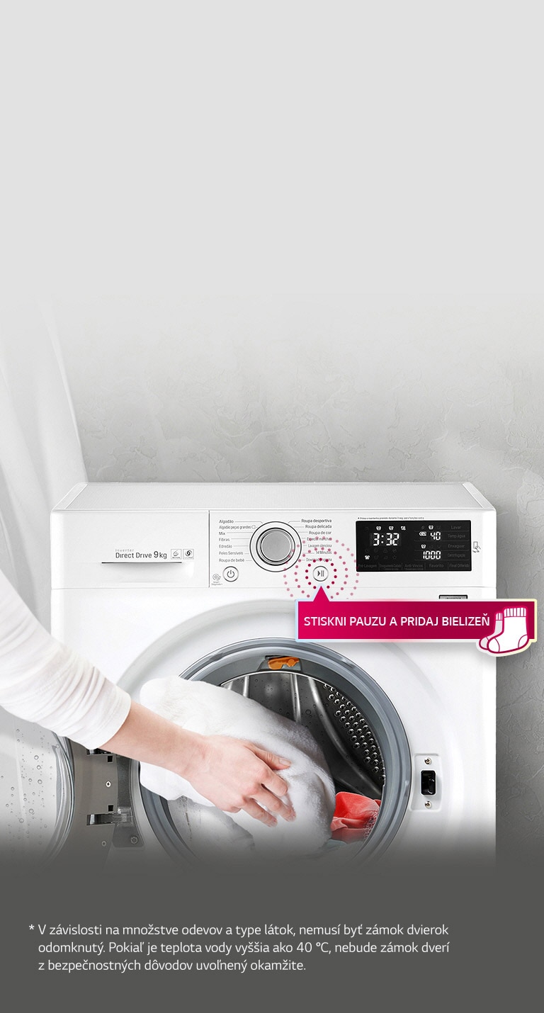 Pridajte oblečenie uprostred prania2