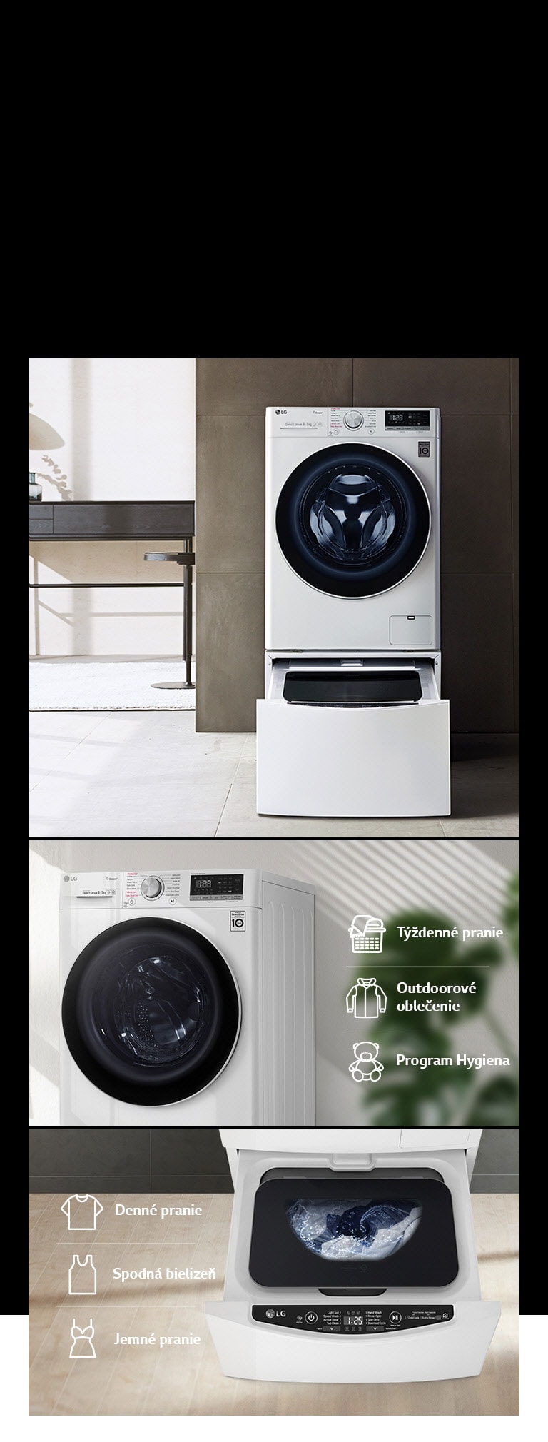 Kompatibilné s technológiou TWINWash™ Mini2