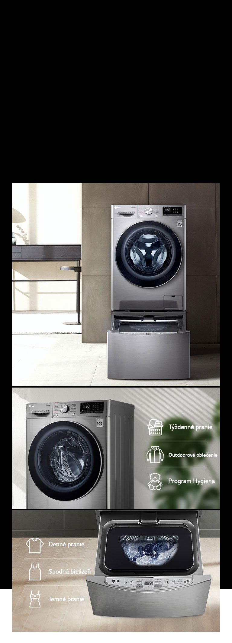 Kompatibilné s technológiou TWINWash™ Mini2