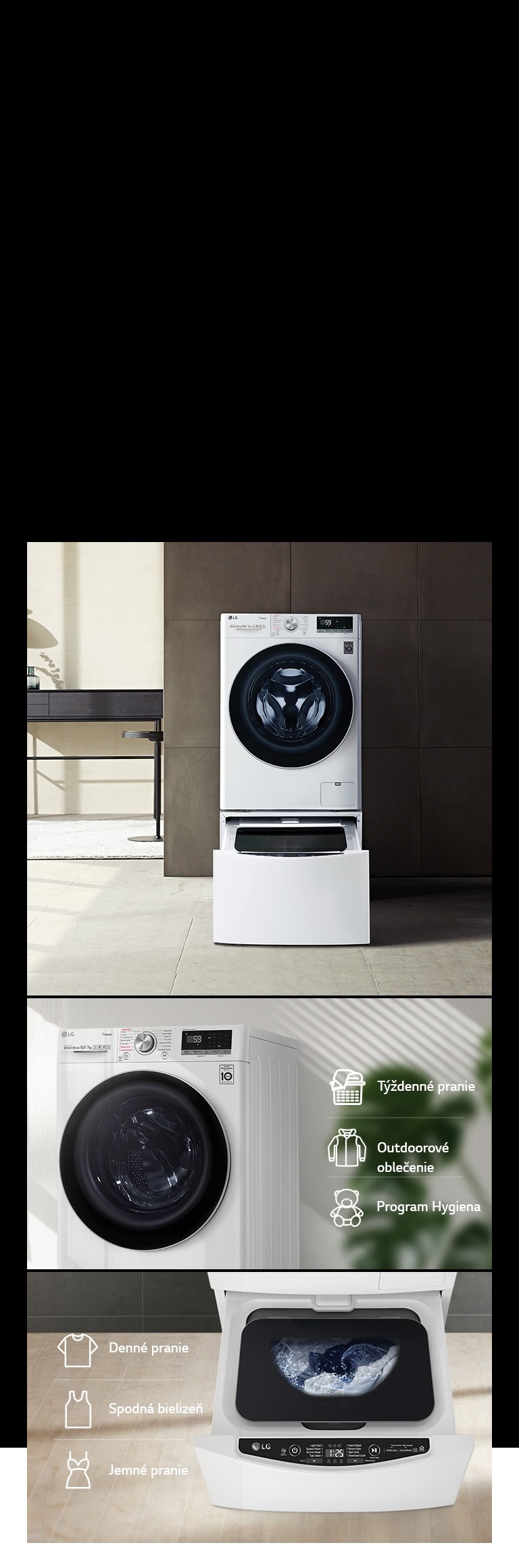 Kompatibilné s technológiou TWINWash™ Mini2