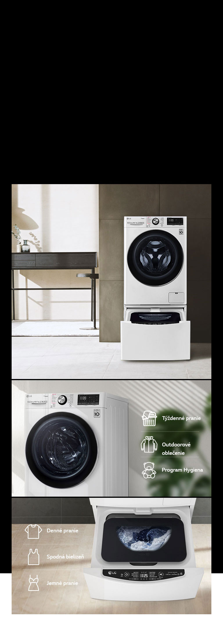 Kompatibilné s technológiou TWINWash™ Mini2