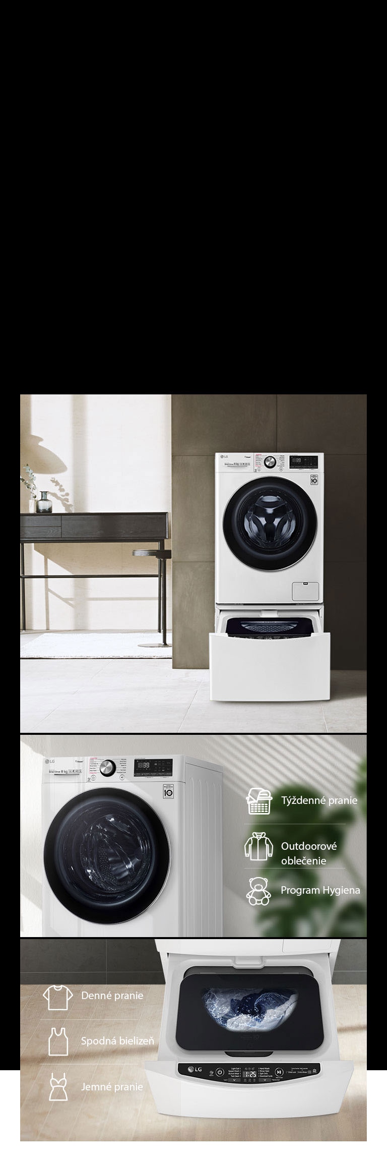 Kompatibilné s technológiou TWINWash™ Mini2