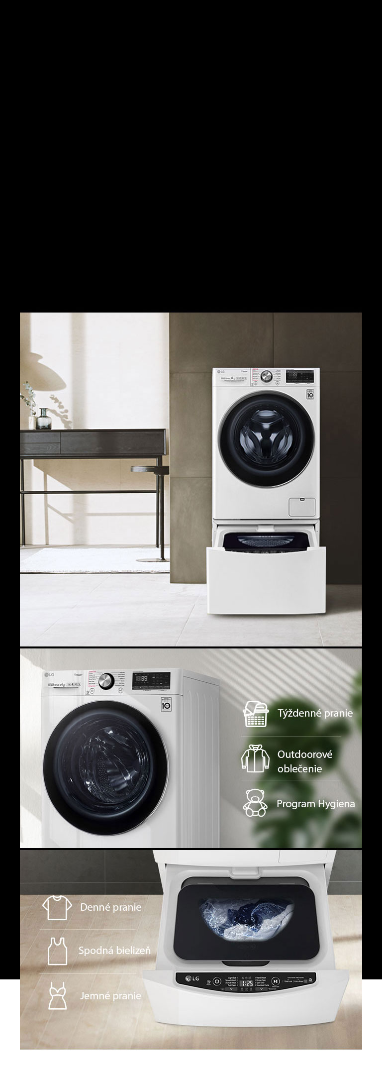 Kompatibilné s technológiou TWINWash™ Mini2