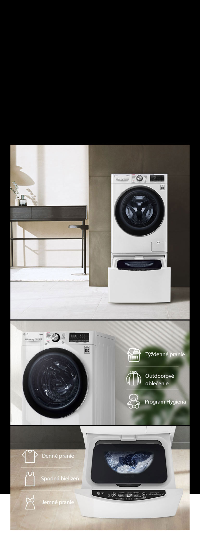 Kompatibilné s technológiou TWINWash™ Mini2