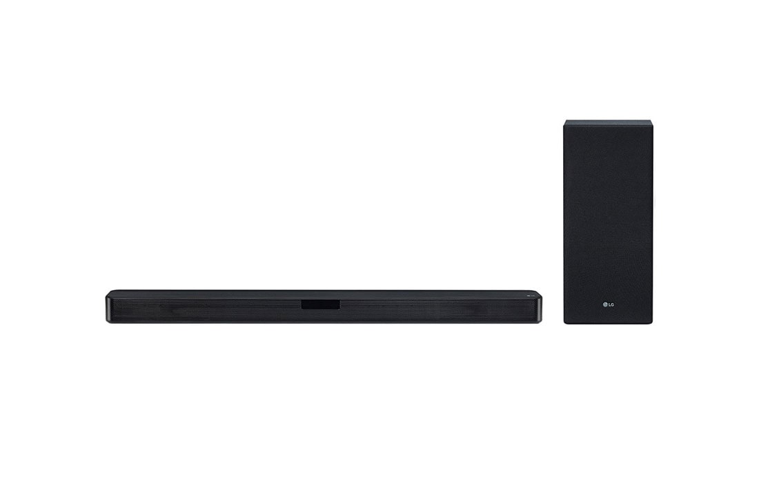 LG Sound Bar 2.1 | Bezdrôtový subwoofer | Multi Bluetooth | Hudobný výkon 400 W | DTS Virtual: X | Audioprevodník HiFi DAC 24bit - 96kHz, SL5Y
