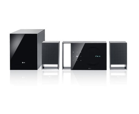 LG Štýlový 2.1-kanálový 3D Blu-ray systém domáceho kina, Smart TV, hudobný výkon 400 W, 2x optický vstup, USB direct ripping, vstavaná WiFi, WiFi Direct, BH5320F