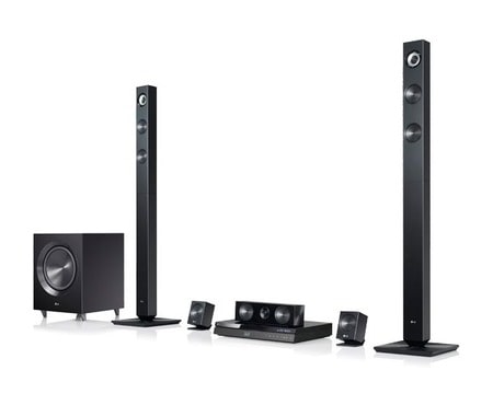 LG 5.1-kanálový 3D Blu-ray systém domáceho kina, Smart TV, hudobný výkon 1100 W, USB direct ripping, vstavaná WiFi, WiFi Direct, BH7420P