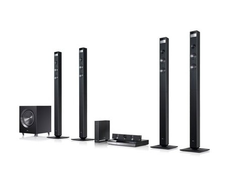 LG 9.1-kanálový 3D Blu-ray systém domáceho kina, 3D priestorový zvuk, Smart TV, hudobný výkon 1100 W, Bluetooth, vstavaná Wi-Fi, Wi-Fi Direct, BH9520T