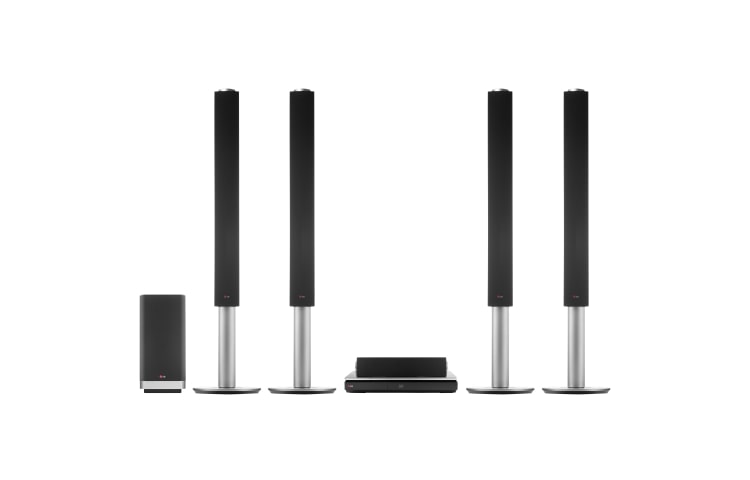 LG 9.1Ch 3D Blu-ray systém domáceho kina, hudobný výkon 1460W, Upscaling na 4K, Miracast / Wifi / Bluetooth , BH9540TW, thumbnail 1
