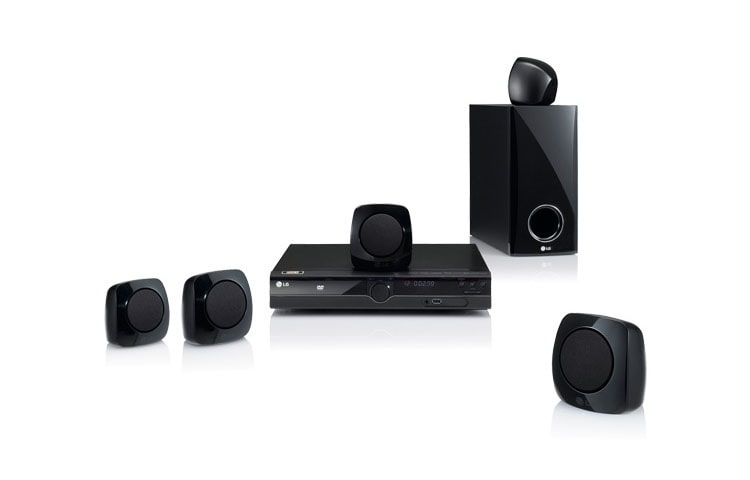 LG 5.1-kanálový DVD systém štýlového domáceho kina, hudobný výkon 300 W, USB direct ripping, DH3120S, thumbnail 1