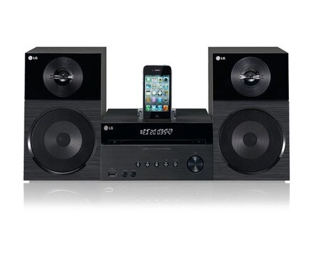 LG 2.0 kanálový Mikro Hi-Fi systém s DVD prehrávačom, výkon 60W, vstup pre iPod a iPhone, USB direct ripping, slúchadlový výstup, Portable In, DM2520