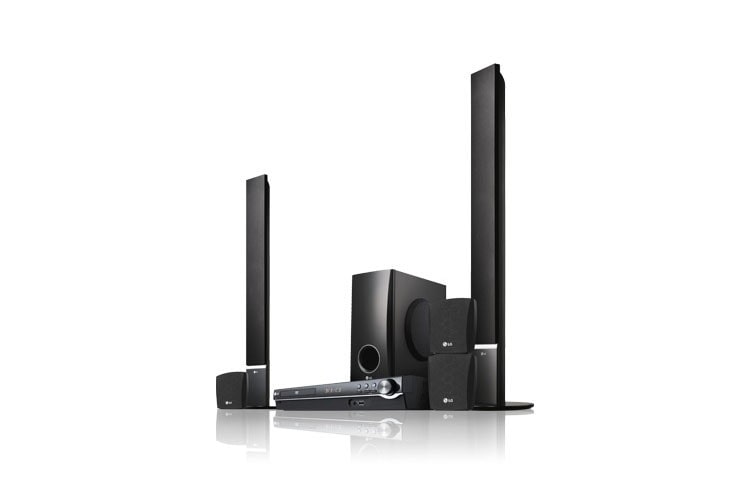 LG HT303SU :: 5.1-kanálový systém domáceho kina, výkon 300 W (5× 45 + 75), 4× satelitné reproduktory, HT303PD, thumbnail 1