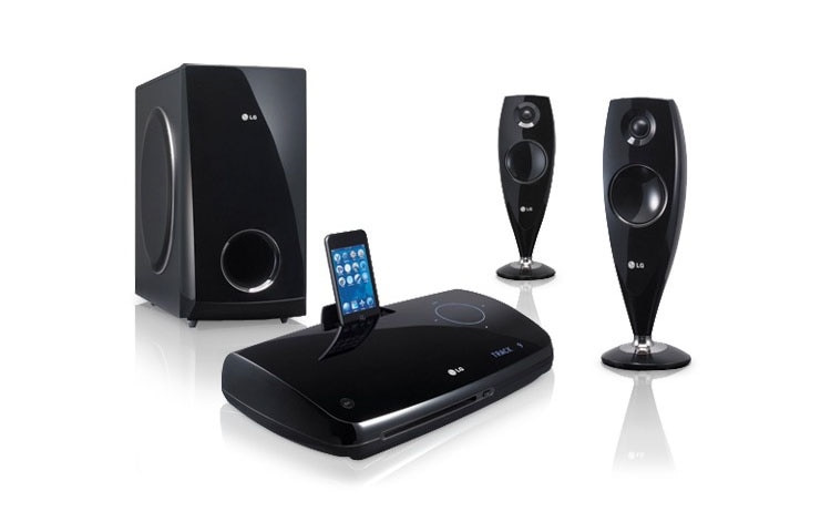LG 2.1 DVD home cinema system with iDock, HT33S, thumbnail 6