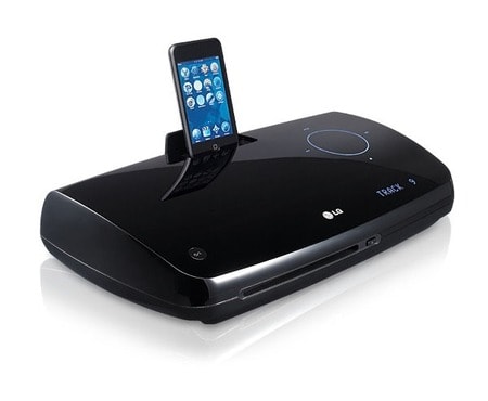 LG 2.1 DVD home cinema system with iDock, HT33S, thumbnail 2