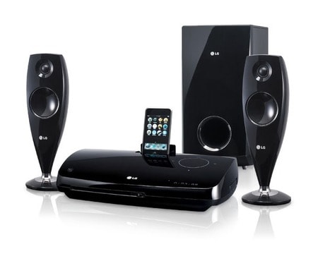 LG 2.1 DVD home cinema system with iDock, HT33S, thumbnail 5