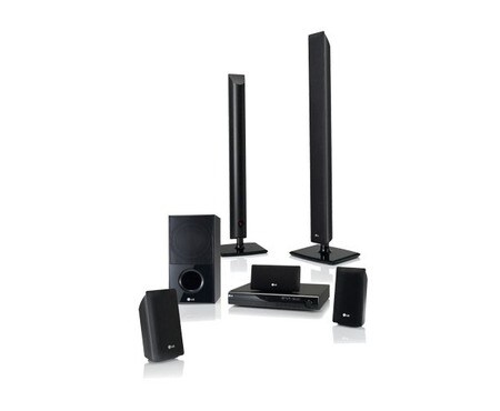 LG 5.1 kanálový DVD systém domáceho kina s výkonom 850W, HT805PH