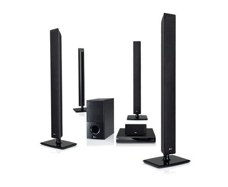 LG 5.1 kanálový DVD systém domáceho kina s výkonom 850W, HT805TH