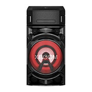 LG XBOOM ON5 Audio systém, pohľad spredu s červeným osvetlením, ON5, thumbnail 2